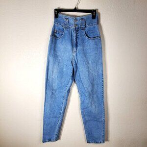 Vintage STEEL Jeans High-Waisted Light Wash Denim Mom Jeans Size 5 USA Y2K